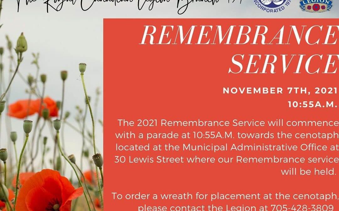 Remembrance Service November 7th 2021